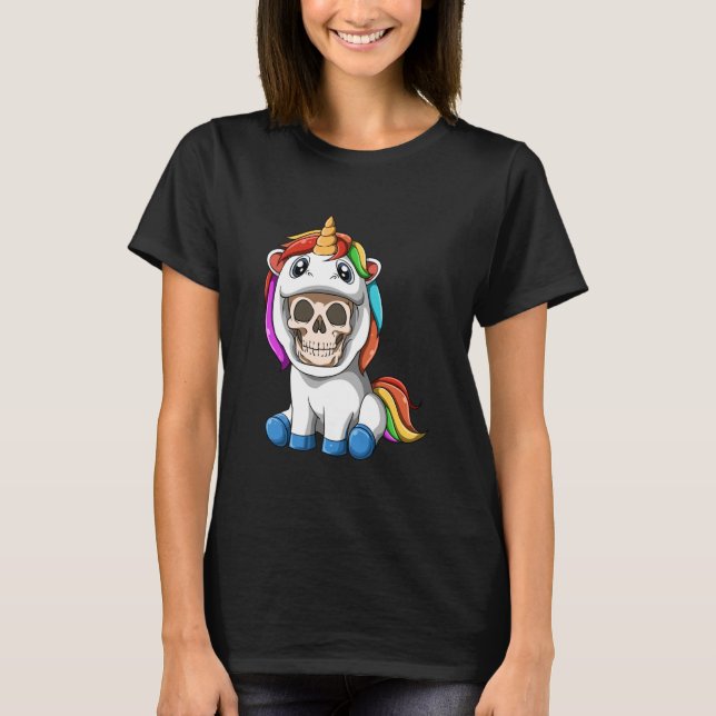 Dead Inside - Sarcastic Unicorn T-Shirt (Front)