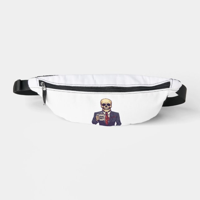 Dead Inside Skull � Funny Workday Skeleton Bum Bags (Front)