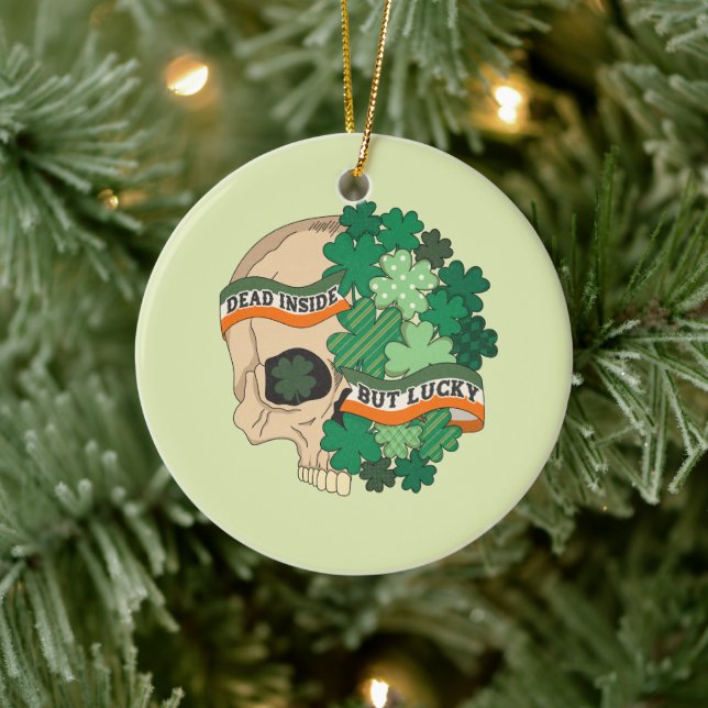 Dead Inside St Patrick's Ceramic Ornament (Tree)