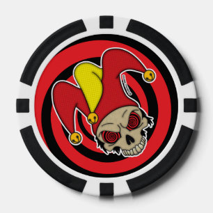 Dead Joker Screwball Graphics Poker Chips