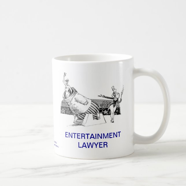 Dead Lawyer™ Entertainment Lawyer Coffee Mug (Right)