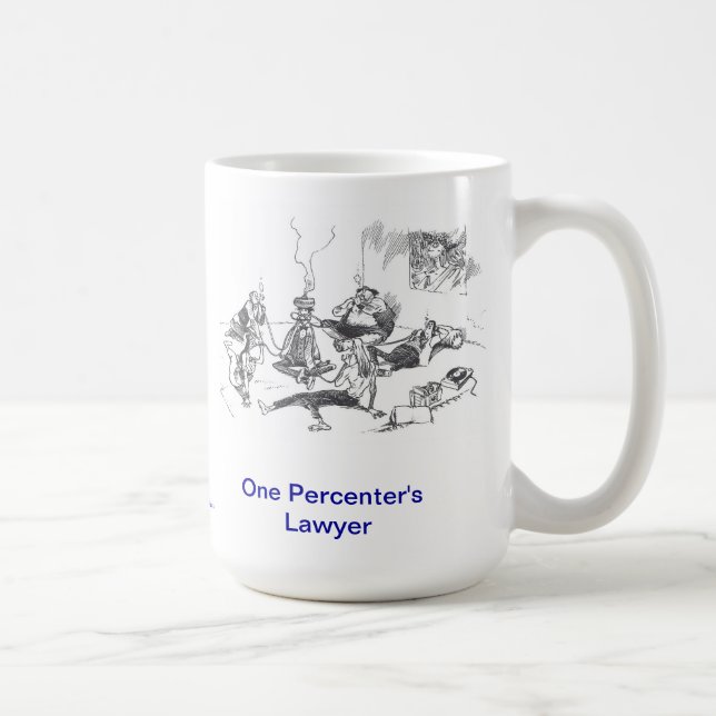 Dead Lawyer™ One Percenter's Lawyer Coffee Mug (Right)