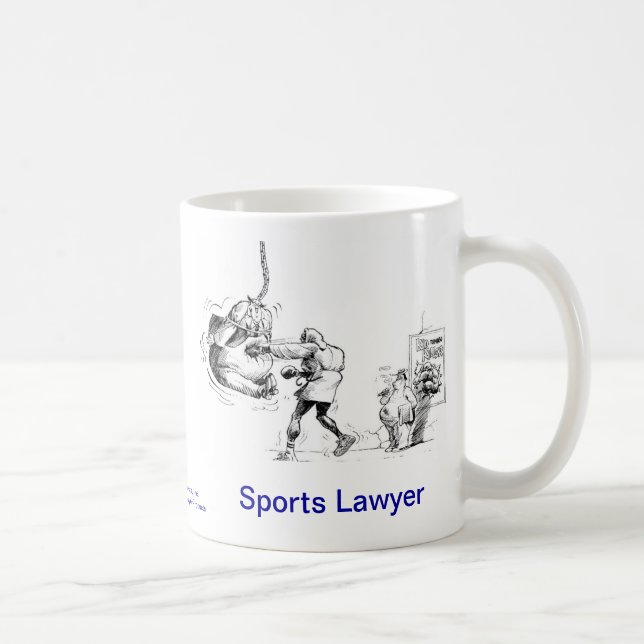 Dead Lawyer™ Sports Lawyer Coffee Mug (Right)