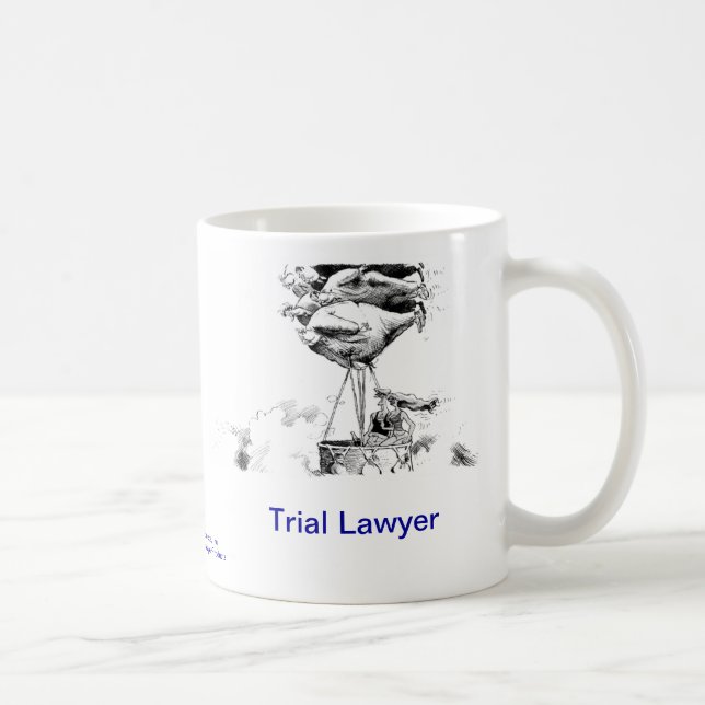 Dead Lawyer™ Trial Lawyer Coffee Mug (Right)