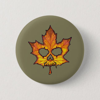 Dead Leaf 6 Cm Round Badge