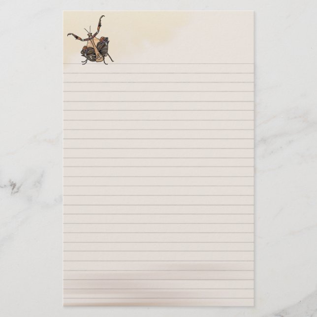 Dead Leaf Mantis Stationery (Front)