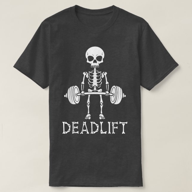 Dead Lift Skeleton,Weightlifting,Lifting Weights,G T-Shirt (Design Front)