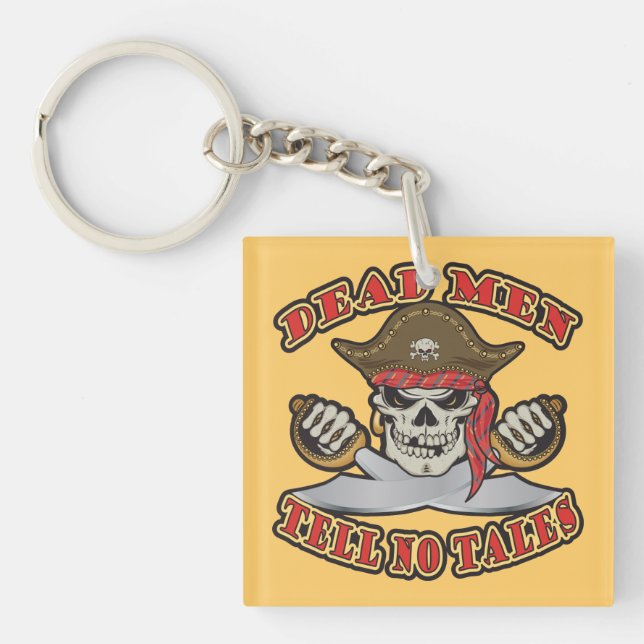 Dead Men Tell No Tales Key Ring (Front)