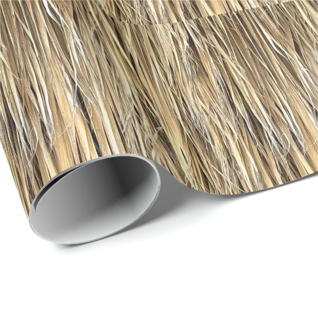Dead Palm Tree Leaves Wrapping Paper (Roll Corner)