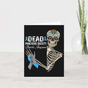 Dead Pancreas Society Diabetes Awareness Day Sugar Card