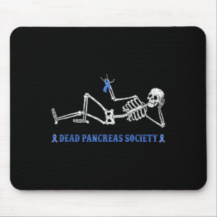 Dead Pancreas Society Diabetes Awareness Funny Ske Mouse Pad