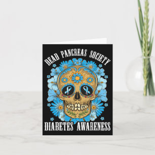 Dead Pancreas Society Fun Diabetes Awareness Sugar Card