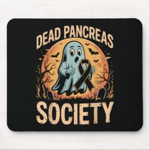 Dead Pancreas Society Halloween Ghost Diabetes Awa Mouse Pad