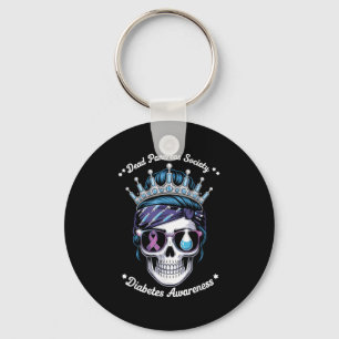 Dead Pancreas Society Shirt Funny Diabetes Awarene Key Ring