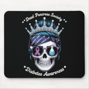 Dead Pancreas Society Shirt Funny Diabetes Awarene Mouse Pad