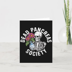 Dead Pancreas Society Sugar Diabetes Awareness Sku Card