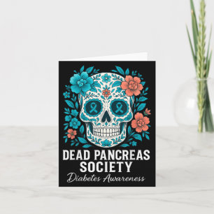 Dead Pancreas Society Sugar Diabetes Awareness Sku Card
