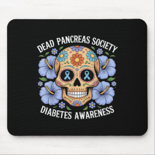 Dead Pancreas Society Sugar Diabetes Awareness Sku Mouse Pad