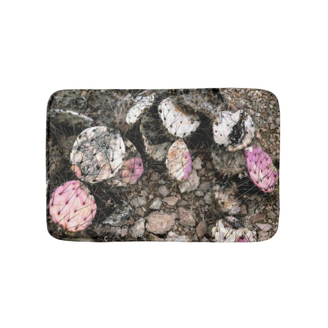 Dead Pink Cactus Bath Mat (Front)