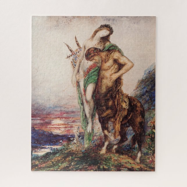 Dead Poet Being Carried by a Centaur (Sunset) Jigsaw Puzzle (Vertical)