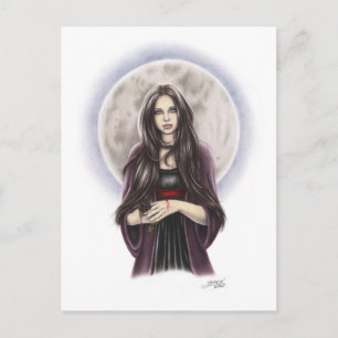 Dead Rose Vampire Postcard