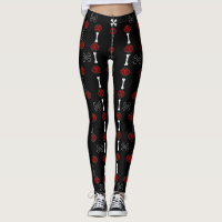 Dead Roses (Black w/ Red)