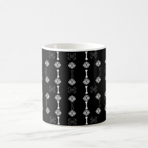 Dead Roses (Black & White) Coffee Mug