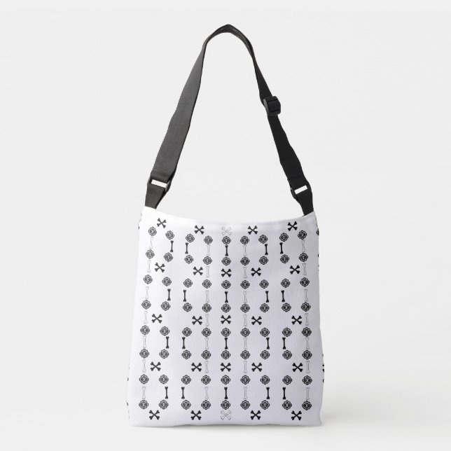 Dead Roses Crossbody Bag (Front)