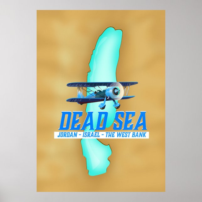 Dead Sea Travel Poster (Front)