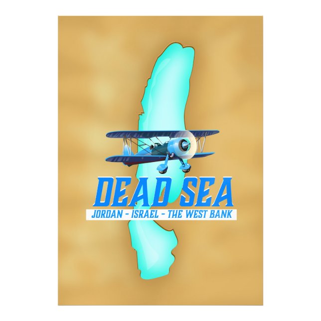 Dead Sea Travel Poster (Front)