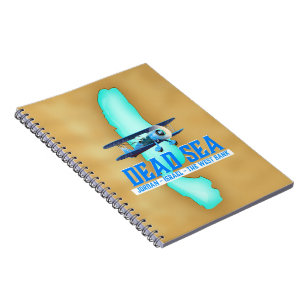 Dead Sea Travel Poster Notebook