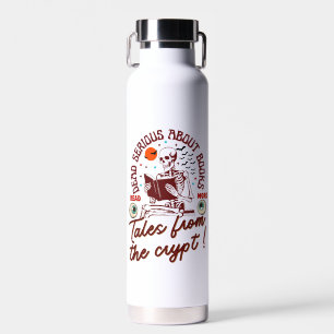 Dead Serious About Books: Tales From The Crypt Water Bottle