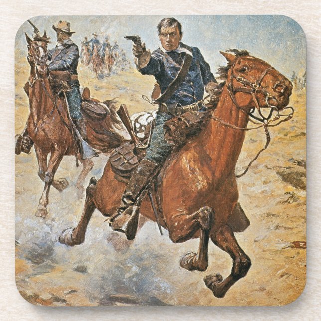 Dead Sure: a U.S. Cavalry trooper in the 1870s (co Coaster (Front)