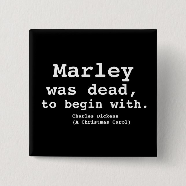 Dead-The Scrooge Collection 15 Cm Square Badge (Front)