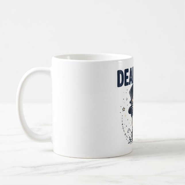 DEAD TIRED — Funny Mug (Left)