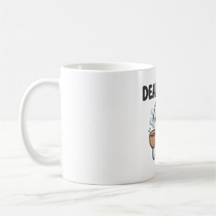 Dead Tired Ghost Coffee Funny Halloween Mug
