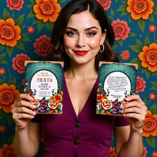 💀🎉Dead to the Last Detail Invitation (Dead to the Last Detail Invitation, customizable text on both sides)