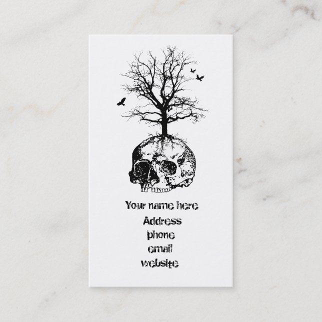 Dead tree business card (Front)