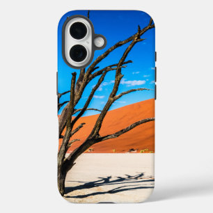 Dead tree in Deadvlei, Namibia iPhone 16 Case