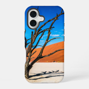 Dead tree in Deadvlei, Namibia iPhone 16 Case