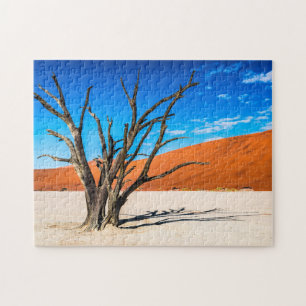 Dead tree in Deadvlei, Namibia Jigsaw Puzzle