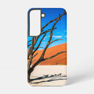 Dead tree in Deadvlei, Namibia Samsung Galaxy Case