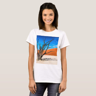 Dead tree in Deadvlei, Namibia T-Shirt