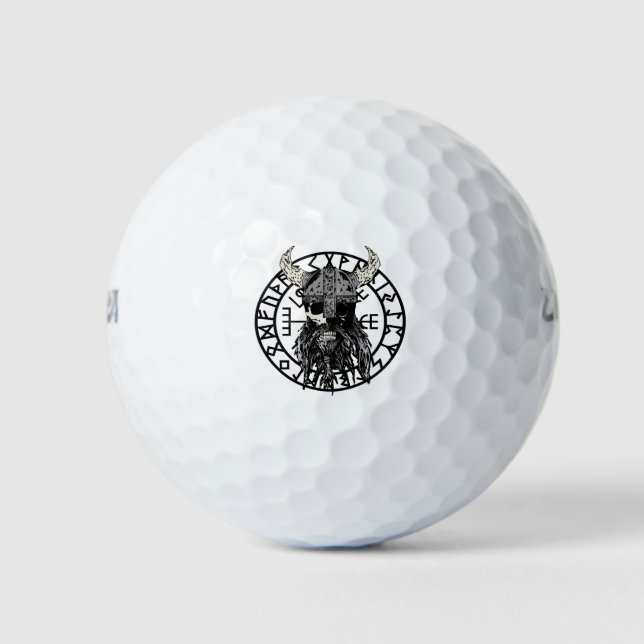 dead-viking-protection golf balls (Front)