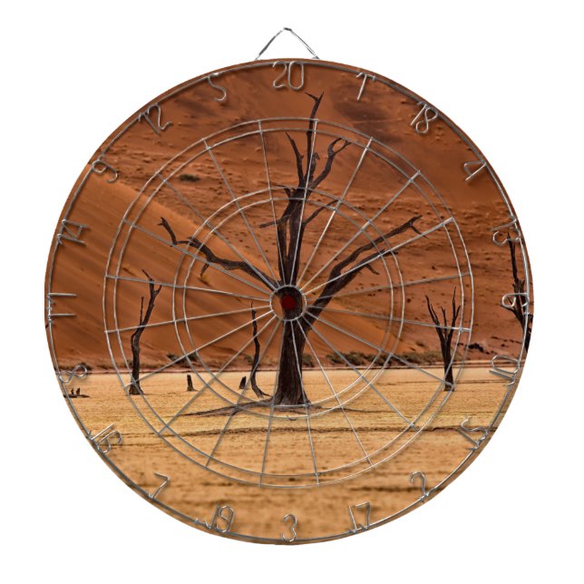 Dead Vlei, Namibia Dartboard (Front)