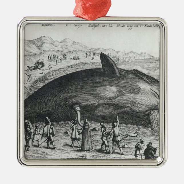 Dead whale metal tree decoration (Front)