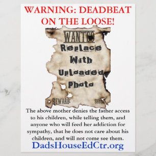 Deadbeat Mum Flyer