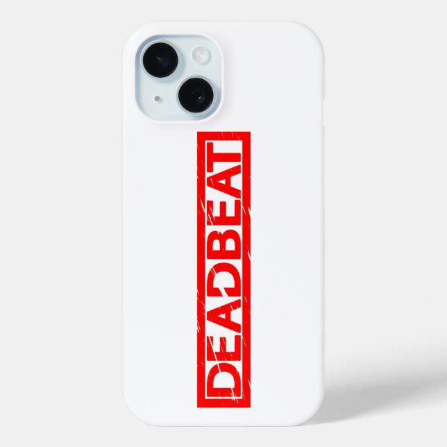 Deadbeat Stamp Case-Mate iPhone Case (Back)