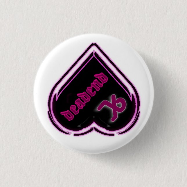 deadend-tilt 3 cm round badge (Front)