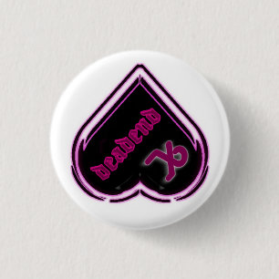 deadend-tilt 3 cm round badge
